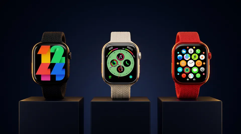 Smartwatch Z81 Pro Max en negro, plata y rojo